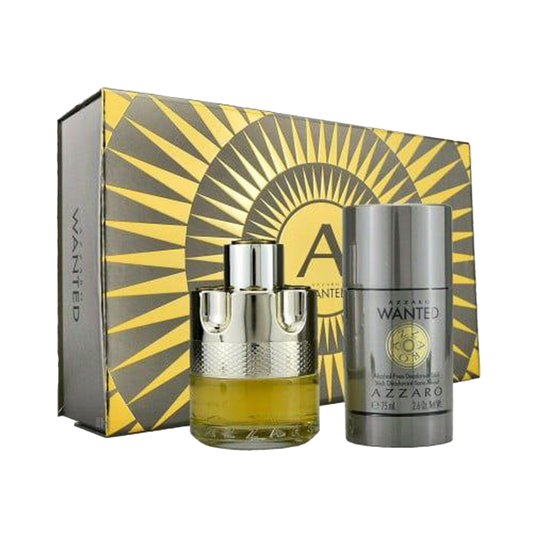 Azzaro Wanted Eau De Toilette Men's Gift Set