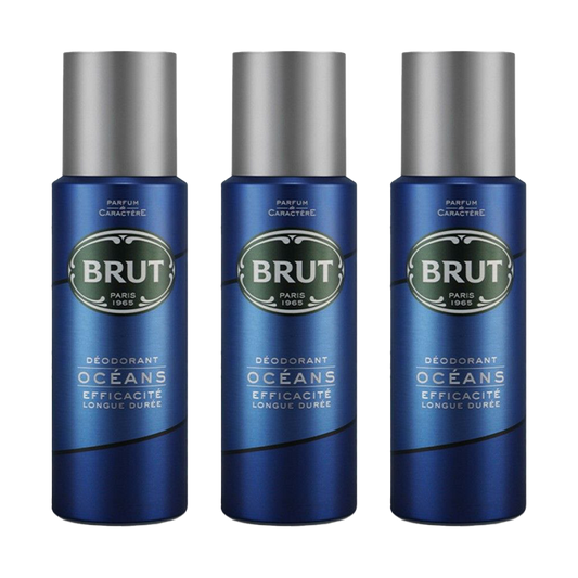 Brut Ocean Deodorant Spray Pour Homme - Pack of 3