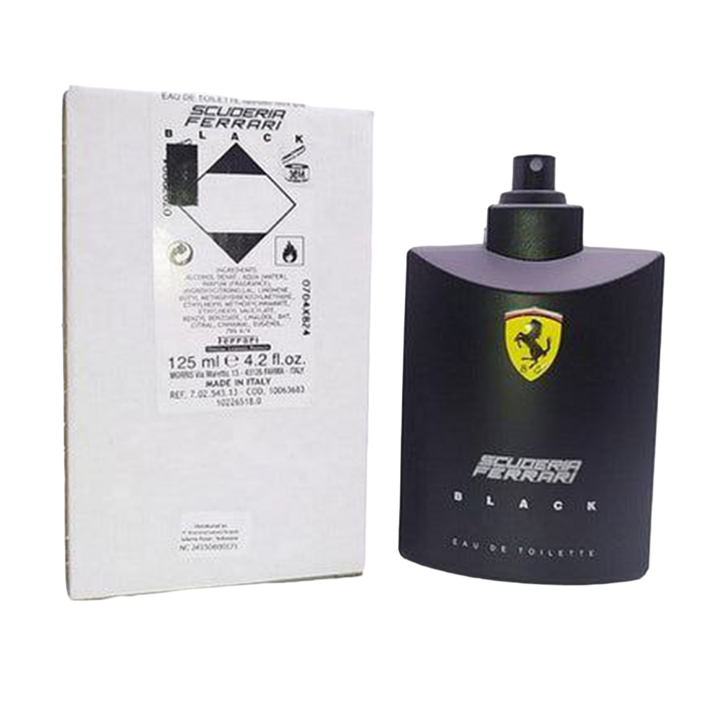 TESTER Ferrari Scuderia Black Eau De Toilette Pour Homme - 125ml