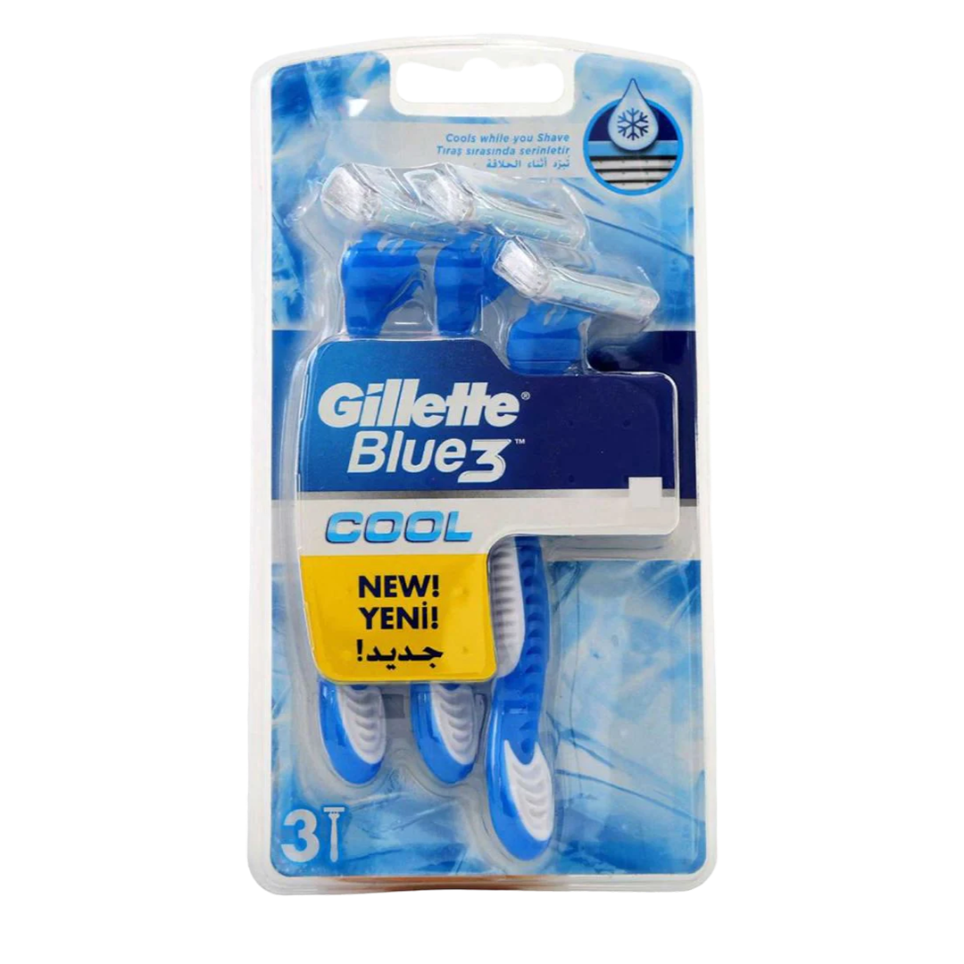 Gillette Blue3 Cool Razors For Men - 3Pcs