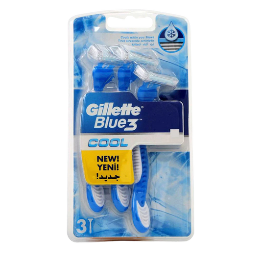 Gillette Blue3 Cool Razors For Men - 3Pcs