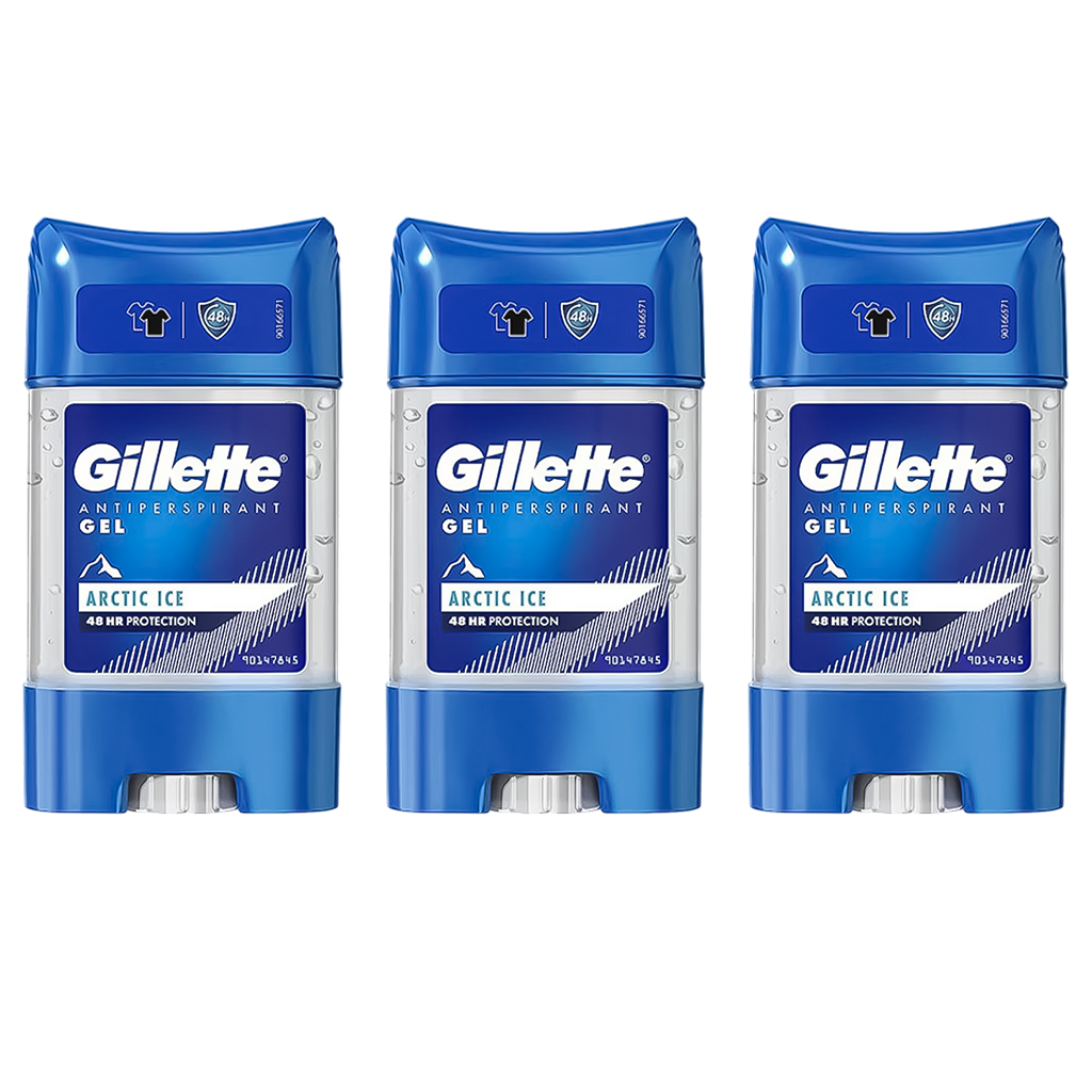 Gillette Arctic Ice Gel Deodorant For Him - Pack of 3