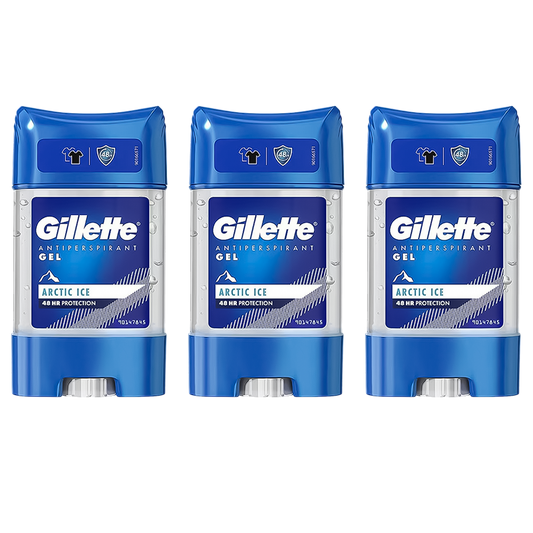 Gillette Arctic Ice Gel Deodorant For Him - Pack of 3