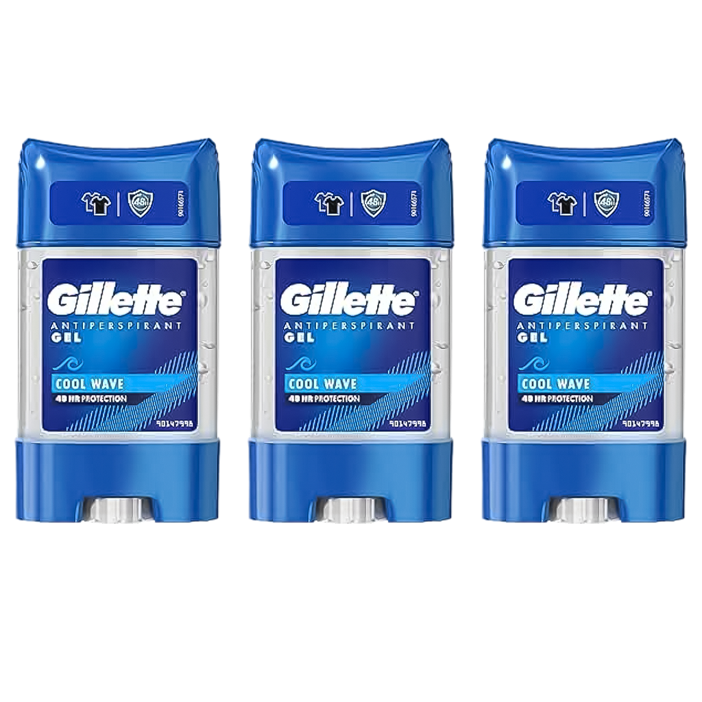 Gillette Cool Wave Gel Deodorant For Him - Pack of 3