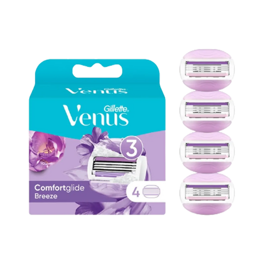 Gillette Venus ComfortGlide Breeze Refill Blades - 4Pcs