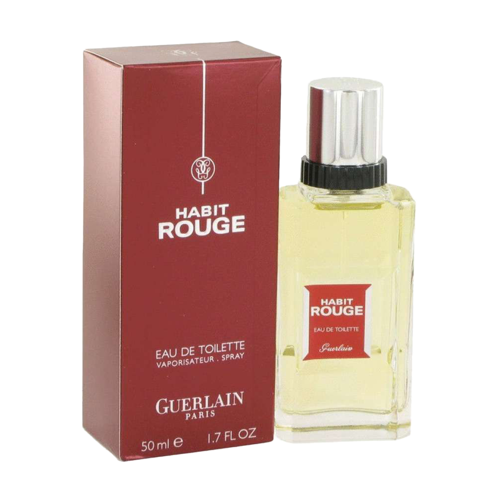 Guerlain Habit Rouge Eau De Toilette Pour Homme - 2 Sizes