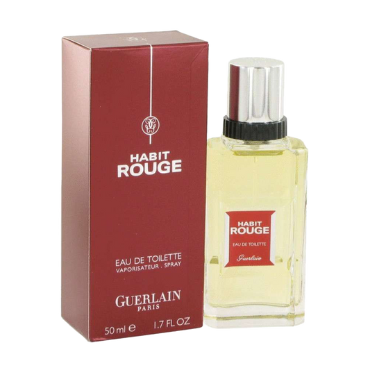 Guerlain Habit Rouge Eau De Toilette Pour Homme - 2 Sizes