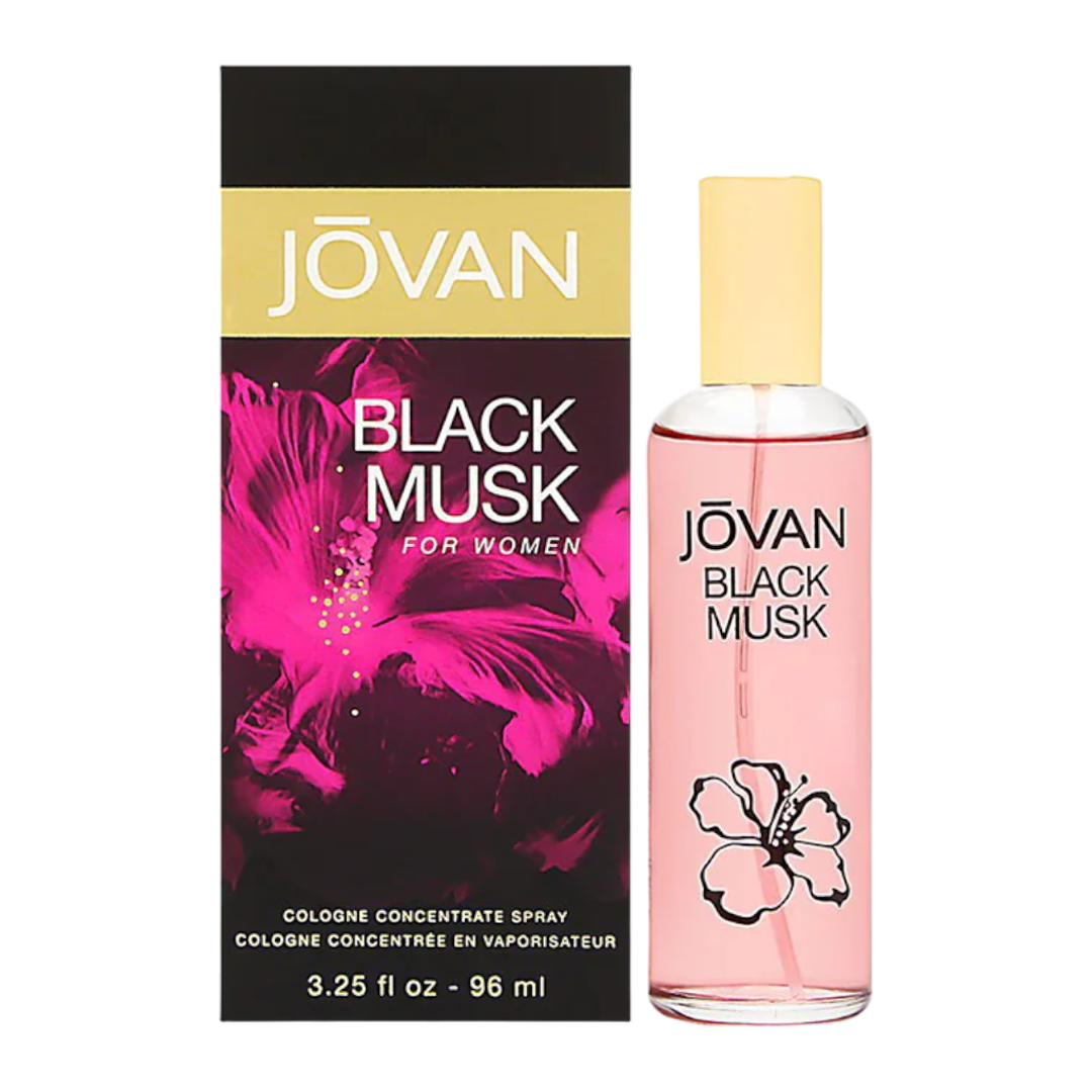 Jovan Black Musk Eau De Cologne Pour Femme - 96ml