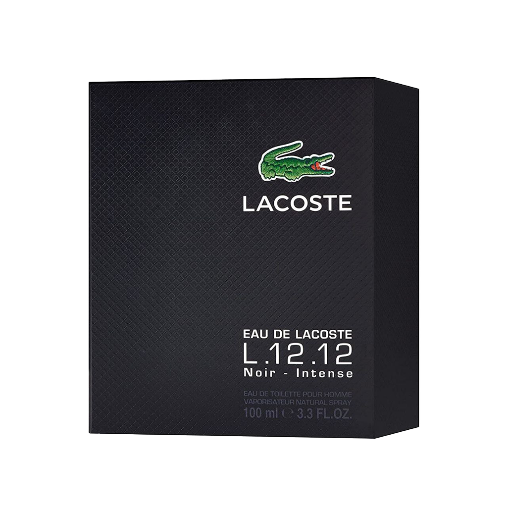 Lacoste L.12.12 Noir Intense Eau De Toilette Pour Homme - 100ml