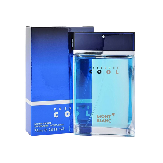 Mont Blanc Presence Cool Eau De Toilette Pour Homme - 75ml