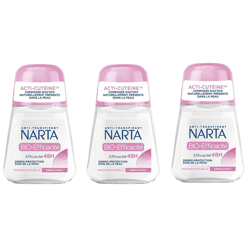 Narta Bio Efficacite Deodorant Stick Pour Femme - Pack of 3