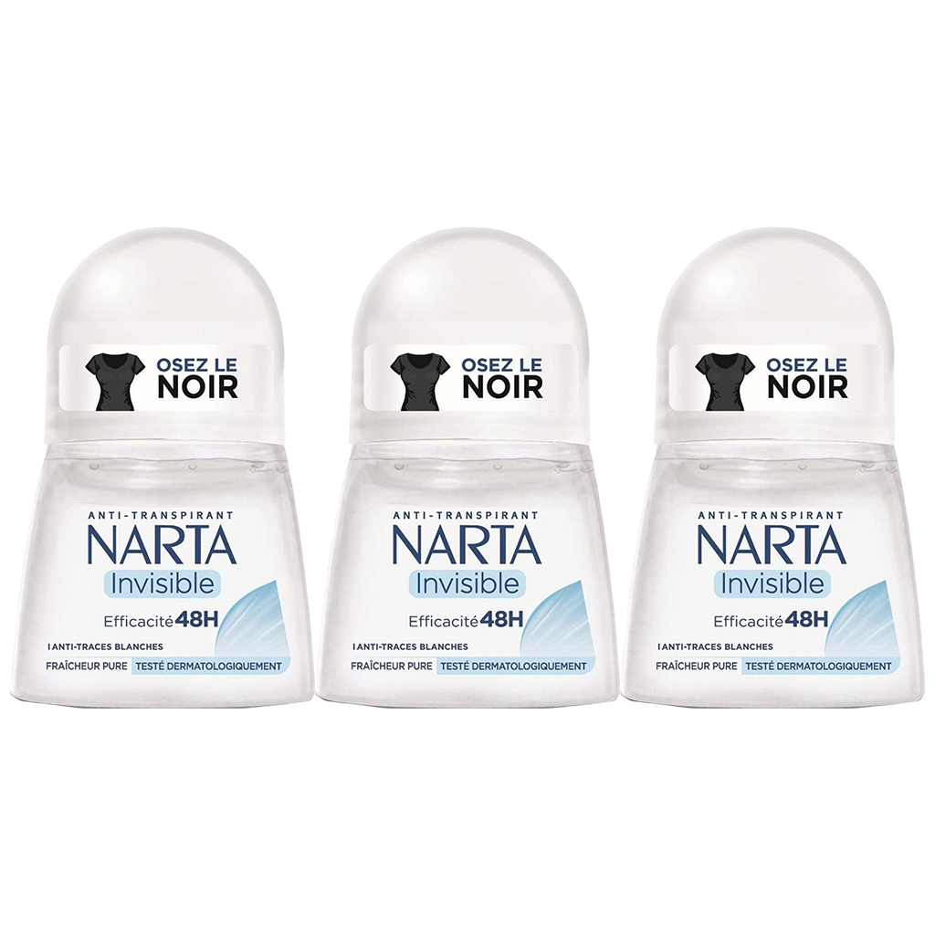 Narta Invisible Deodorant Stick Pour Femme - Pack of 3