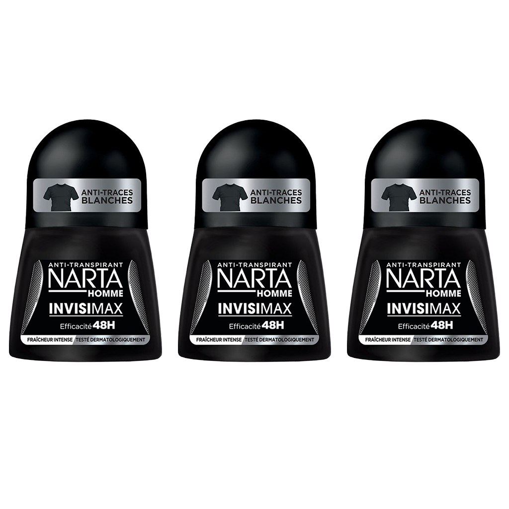 Narta Invisimax Deodorant Stick Pour Homme - Pack of 3