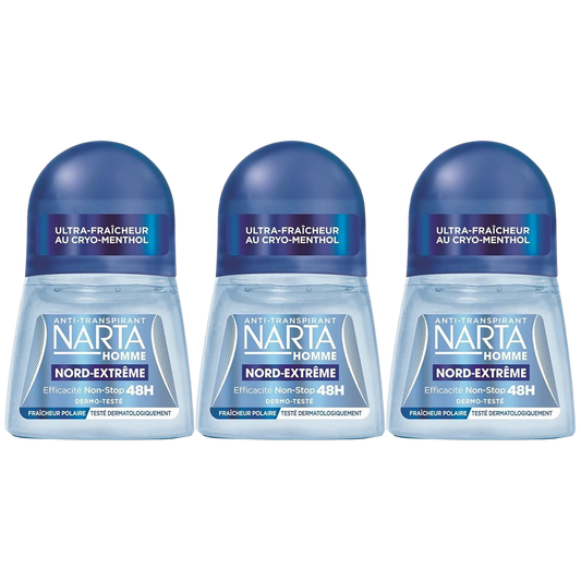 Narta Nord Extreme Deodorant Stick Pour Homme - Pack of 3