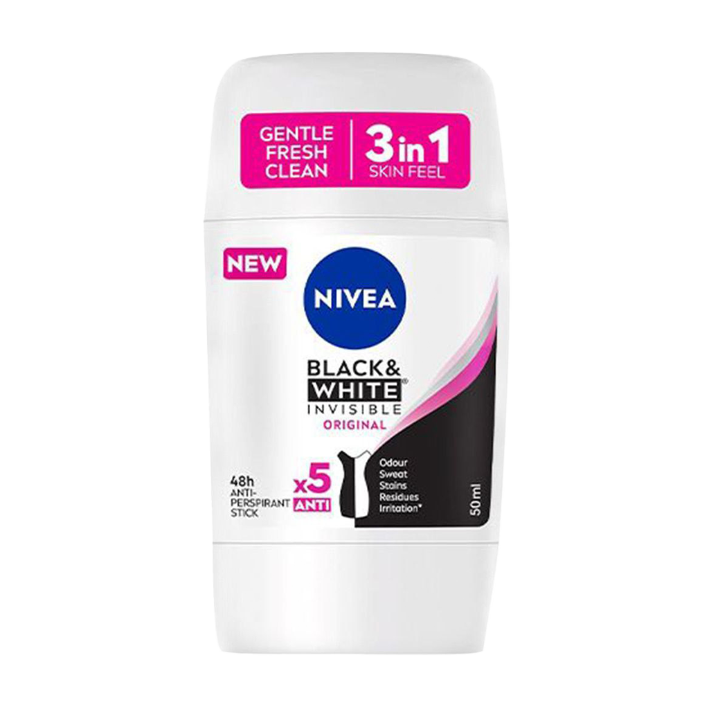 Nivea Black & White Deodorant Stick For Her - 50ml