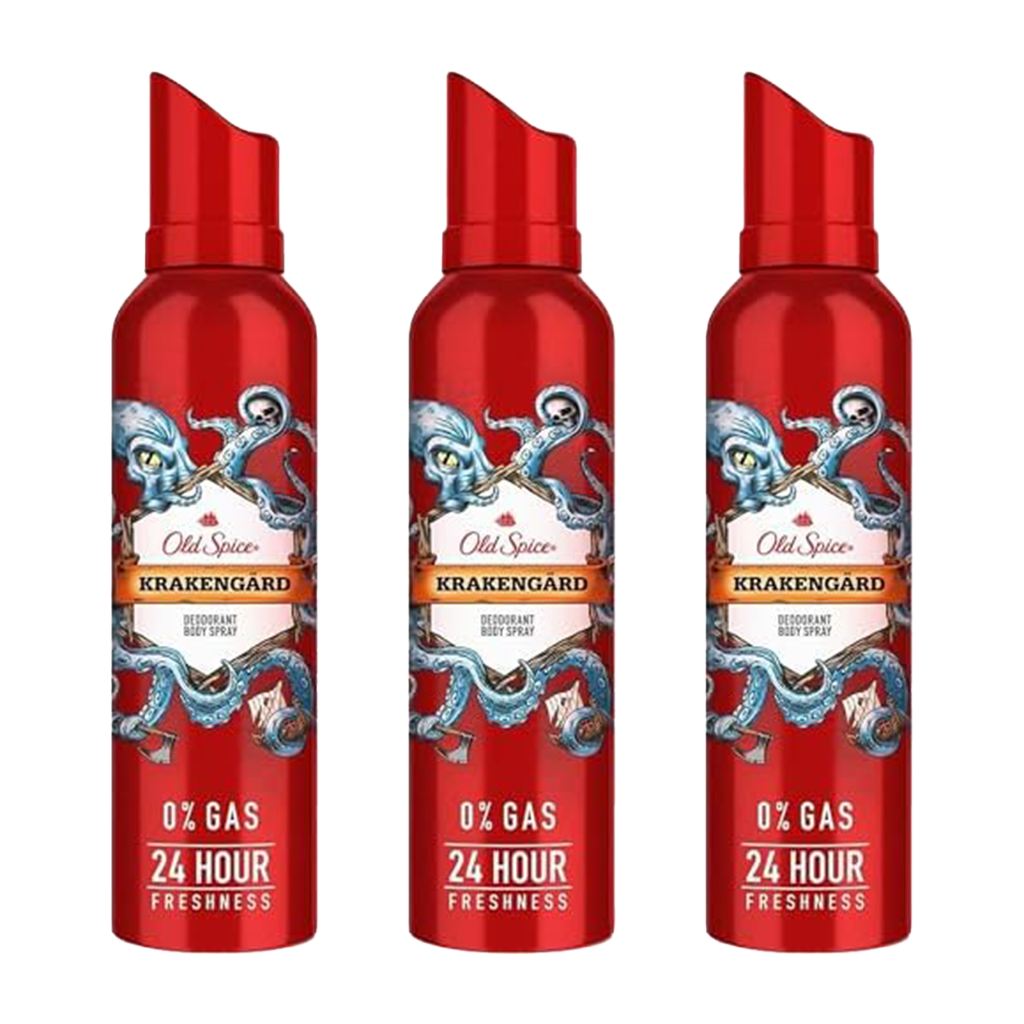 Old Spice KragenGard Spray Deodorant For Him - Pack of 3