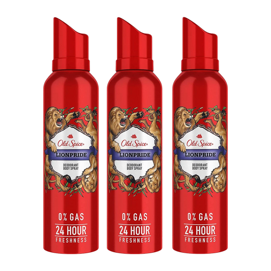 Old Spice Lionpride Spray Deodorant For Him - Pack of 3