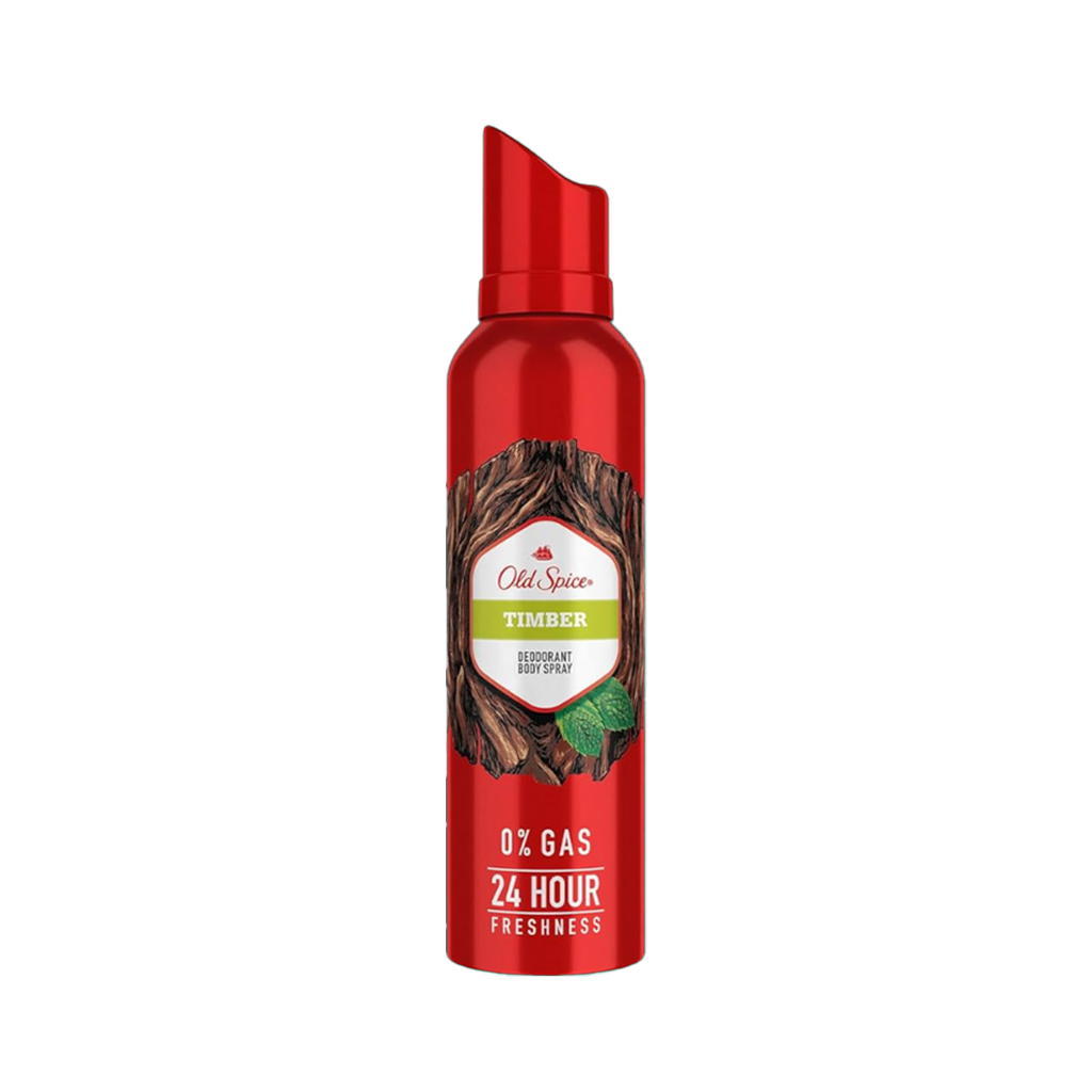 Old Spice Timber Spray Deodorant For Him - 140ml