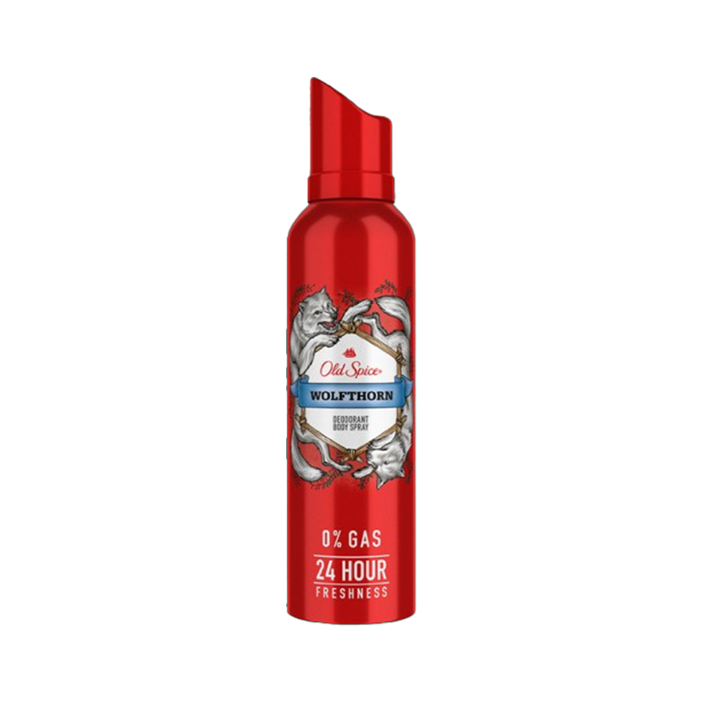 Old Spice Wolfthorn Spray Deodorant For Him - 140ml