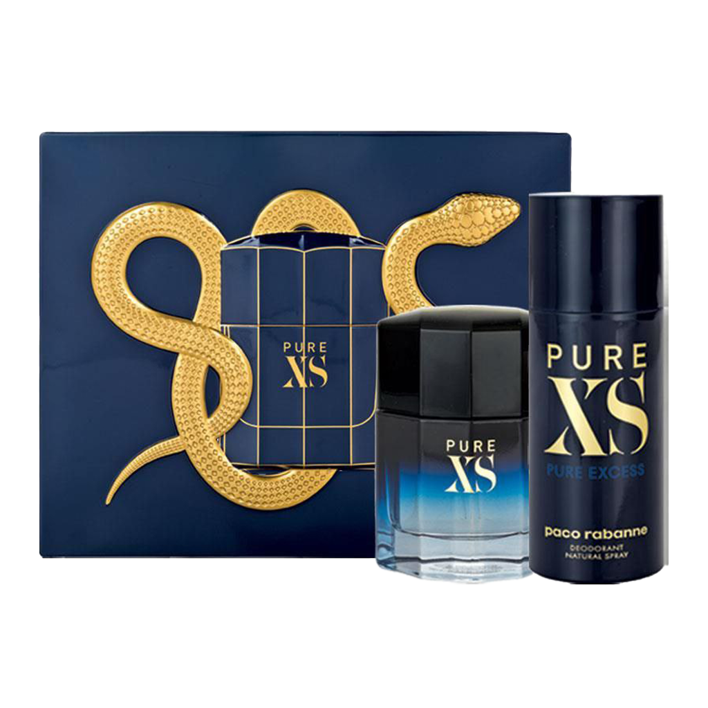 Paco Rabanne Pure XS Eau De Toilette Men's Gift Set