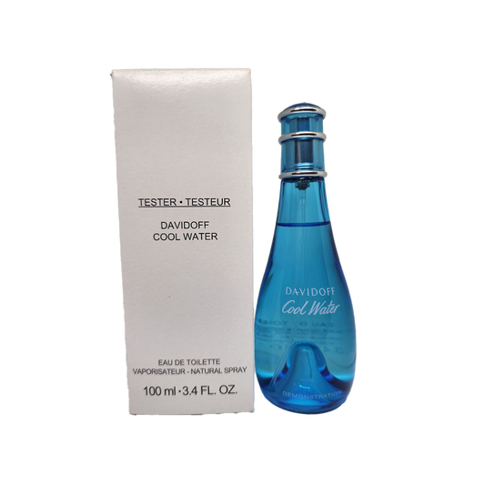 TESTER Davidoff Cool Water Eau De Toilette Pour Femme - 100ml