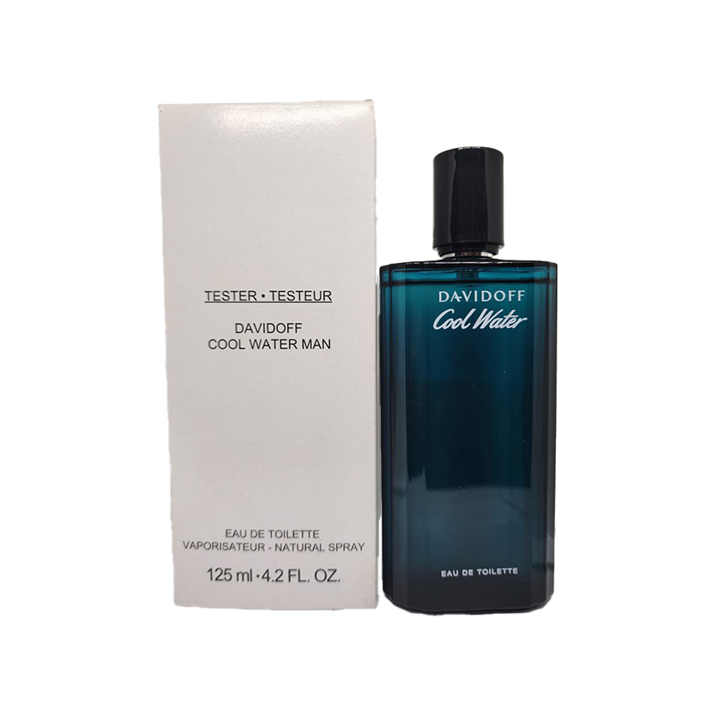 TESTER Davidoff Cool Water Eau De Toilette Pour Homme - 125ml