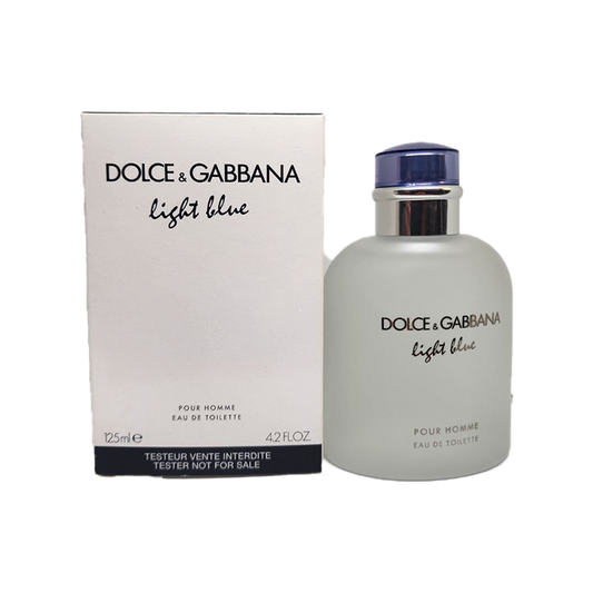 TESTER Dolce & Gabbana Light Blue Eau De Toilette Pour Homme - 100ml