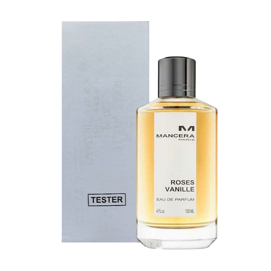 TESTER Mancera Roses Vanille Eau De Parfum Pour Homme & Femme - 120ml