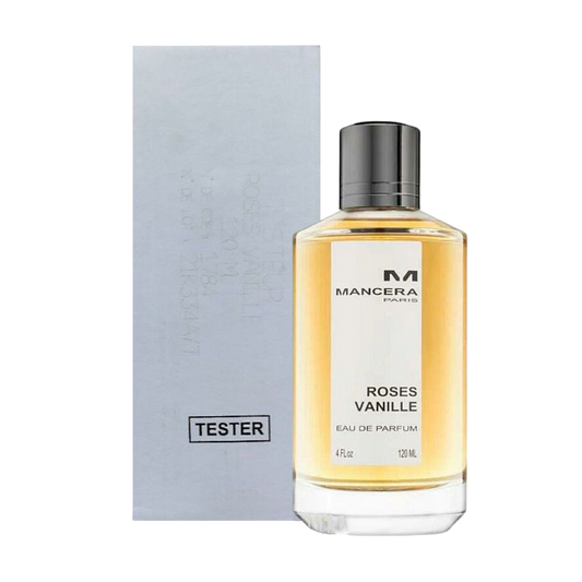 TESTER Mancera Roses Vanille Eau De Parfum Pour Homme & Femme - 120ml