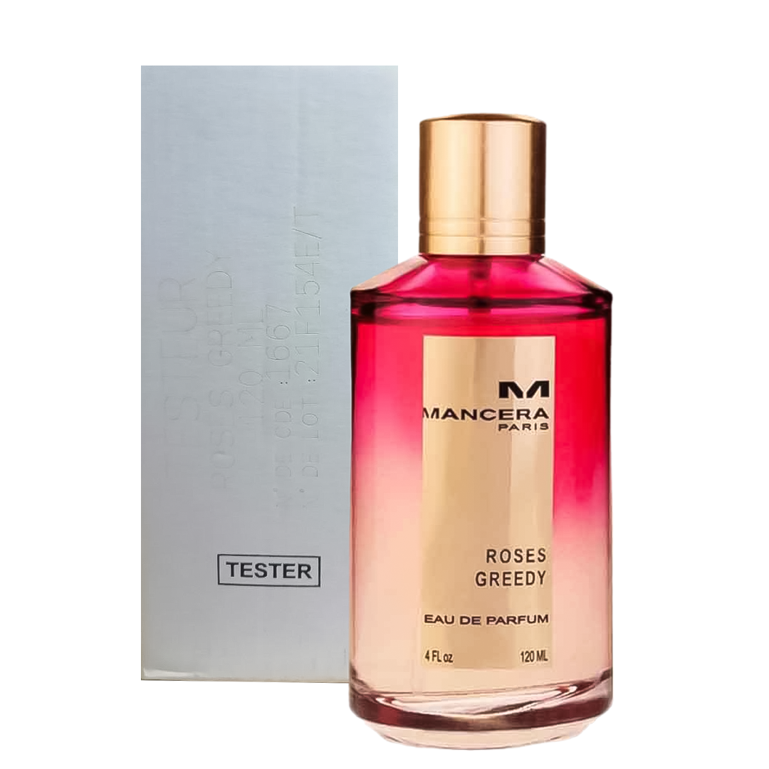 TESTER Mancera Roses Greedy Eau De Parfum Pour Homme & Femme - 120ml