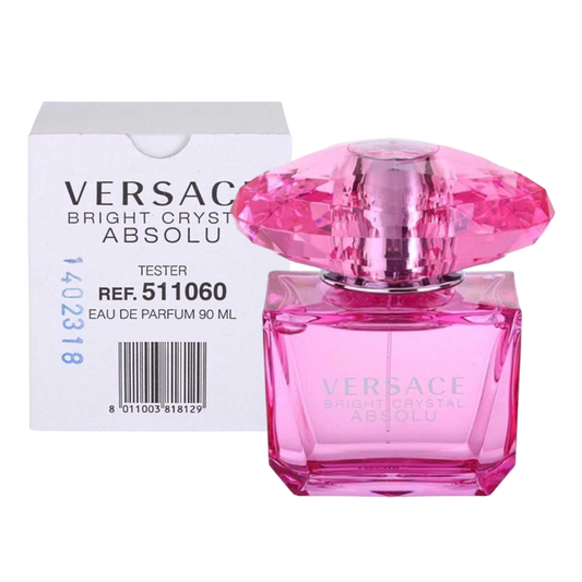 TESTER Versace Bright Crystal Absolu Eau De Parfum Pour Femme - 90ml - Beirut Free Zone