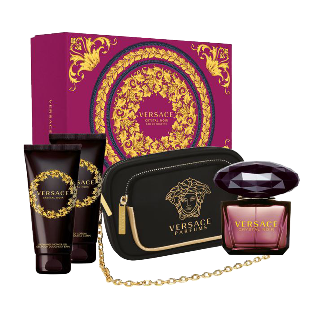 Versace Crystal Noir Eau De Toilette Women's Gift Set